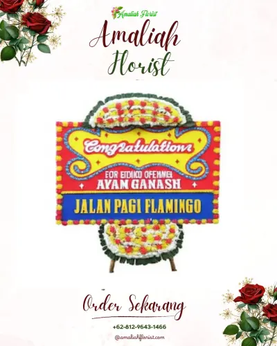 Bunga Papan Congratulation di Malatunrung
